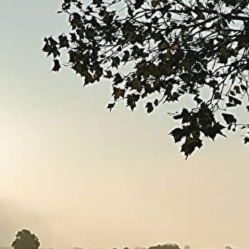 Levée du jour brumeux sur le Charolais-Brionnais -