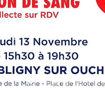 Don de sang- Bligny sur Ouche - BLIGNY-SUR-OUCHE