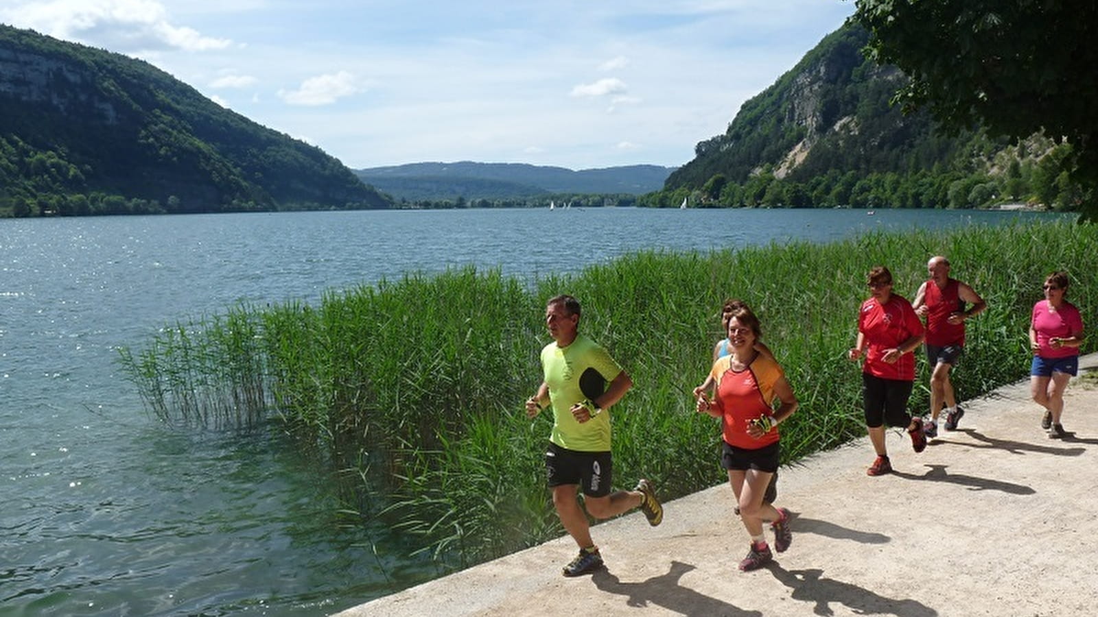 Le tour du lac de Nantua - Parcours de trail n°1
