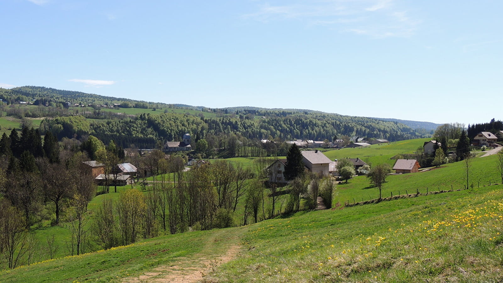Sentier de la source de la Saine
