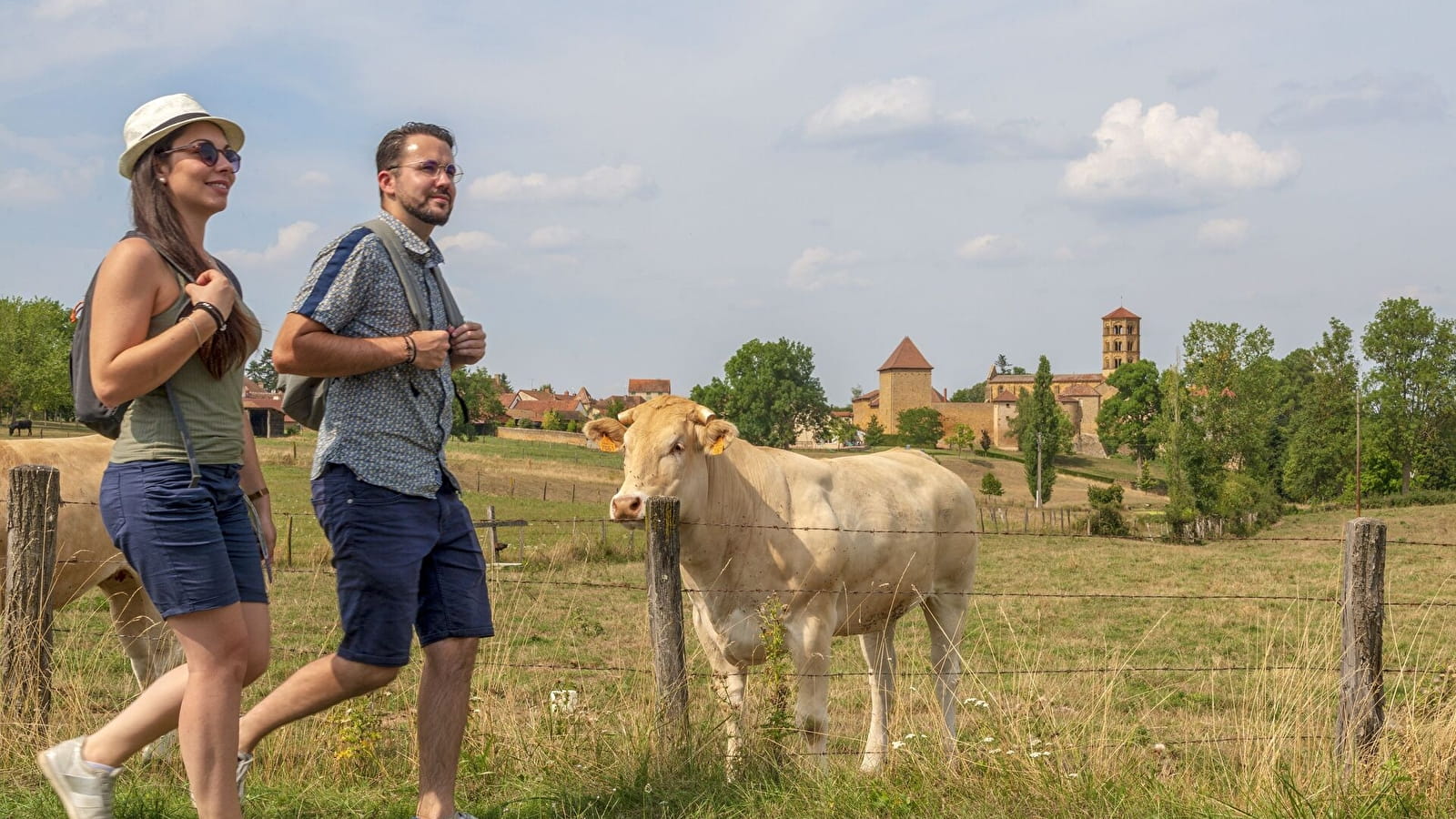 Digoin - Mâcon : Le Brionnais, champêtre et gourmand