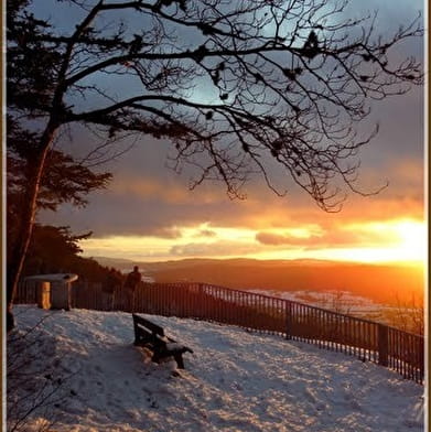 Le col de Curnillon depuis Terre Ronde - Circuit raquettes