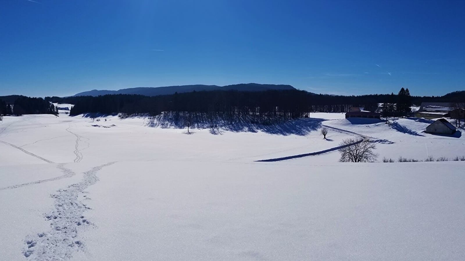 Itinéraire Raquettes du site de Lachat 'Groléaz'