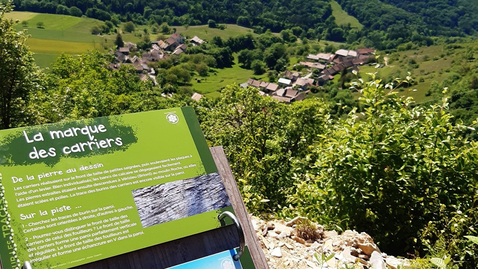 Sentier de la carrière de Cerin (ENS de l'Ain)