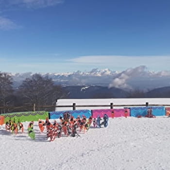 Itinéraire raquette 'Croix de Famban' - CORBONOD