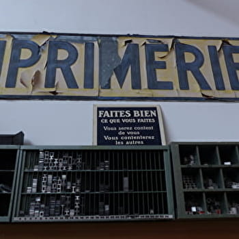 Visite de l'imprimerie Intaglio - SEMUR-EN-AUXOIS