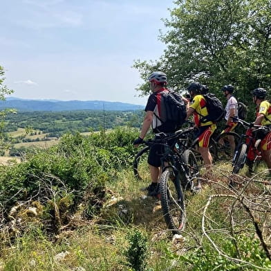 Circuit VTT n°30 (noir) - Monts de Corveissiat - Belvédères d'Echazeaux