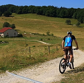 Parcours VTT 12 vert - Les balcons des Plans - Espace FFC Ain Forestière - HAUT VALROMEY