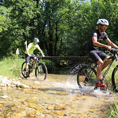 Parcours VTTAE 51 vert - Marais de Vaux les Teillères - Espace FFC Ain Forestière