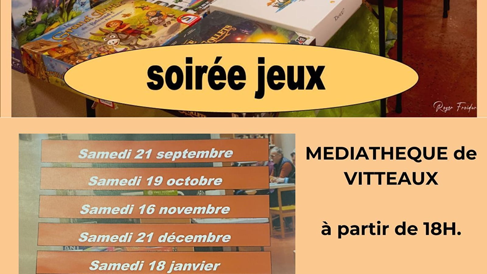 Vitt'eaux Jeux - soirée Jeux de société