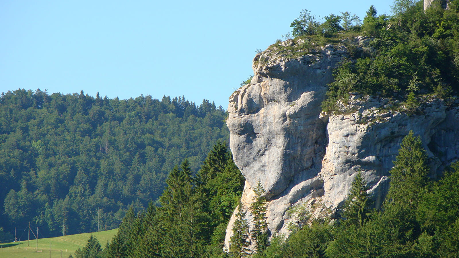 A cheval entre France et Suisse