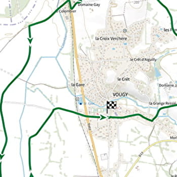 Itinéraire VTT : circuit 2 vert, base Briennon - BRIENNON