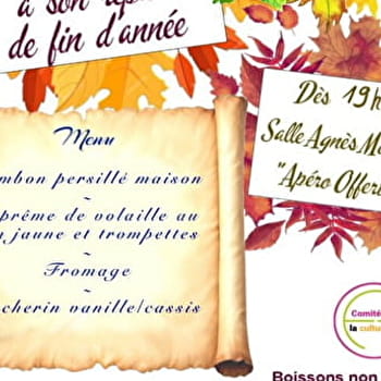 Repas de fin d'année- Commarin - COMMARIN