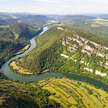 Circuit Jurassic Vélo Tours n°39 - Les gorges de l'Ain et ses méandres par les bords de l'Ain - MATAFELON-GRANGES