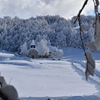 Itinéraire Raquettes du Plateau de Retord R9 au départ de la Chapelle - HAUT VALROMEY