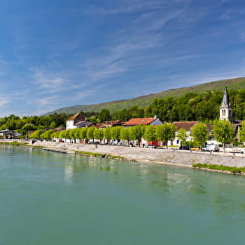 Randonnée VAE : Les Berges du Rhône - SEYSSEL