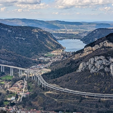 Parcours VTT 58 noir - L'intégrale du Poizat - Espace FFC Ain Forestière