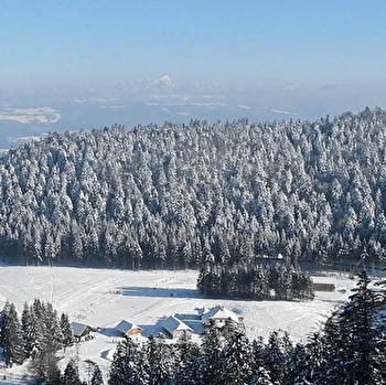 Liaz d'Amont depuis La Praille - Circuit raquettes - PLATEAU D'HAUTEVILLE