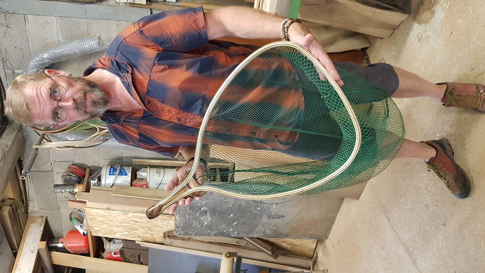 Rencontrer Jean-Michel avec ses épuisettes de luxe