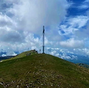 Parcours trail : montée du Grand Colombier depuis Munet - ARVIERE-EN-VALROMEY