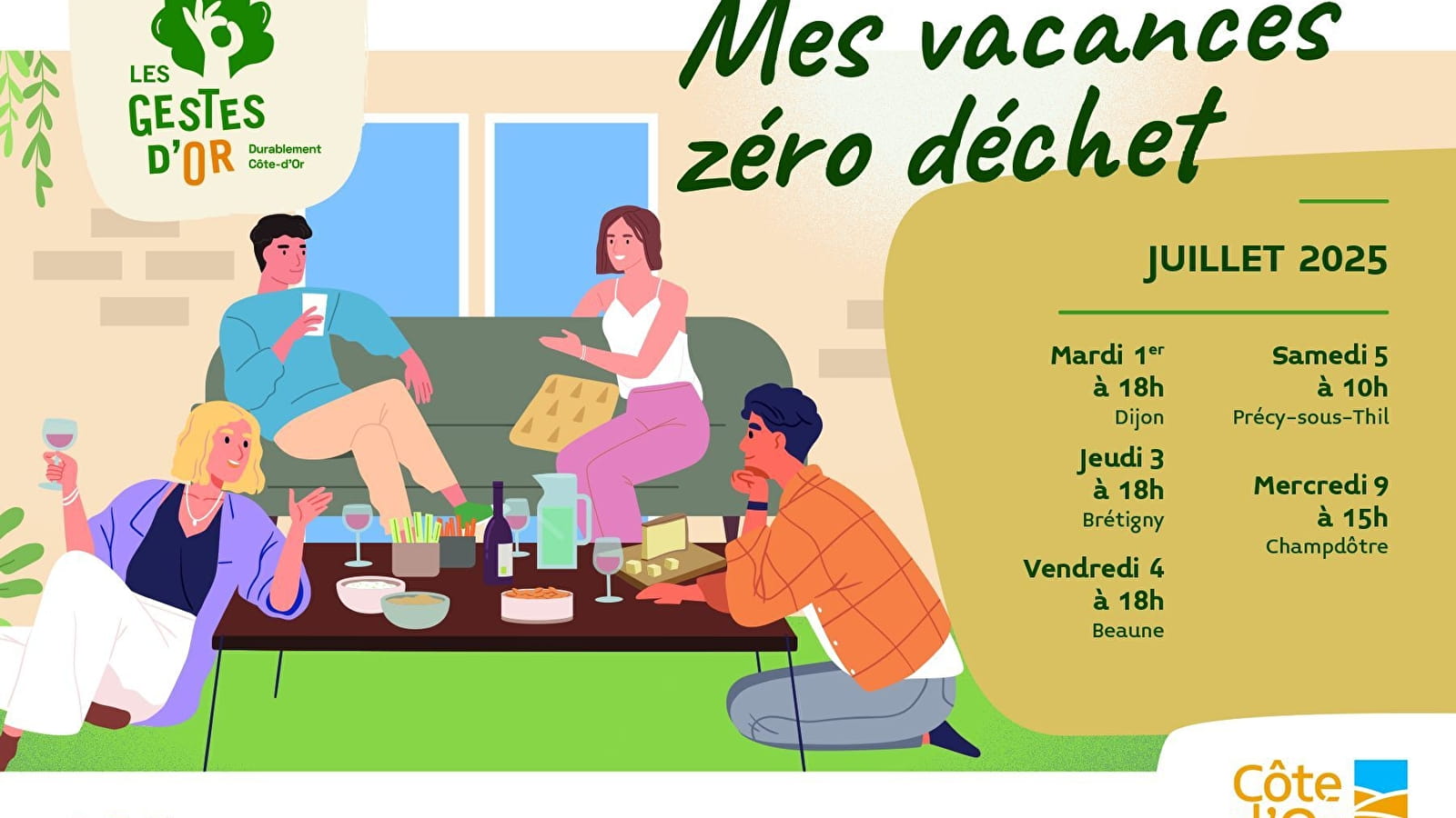 Mes vacances zéro déchet à Précy-sous-Thil