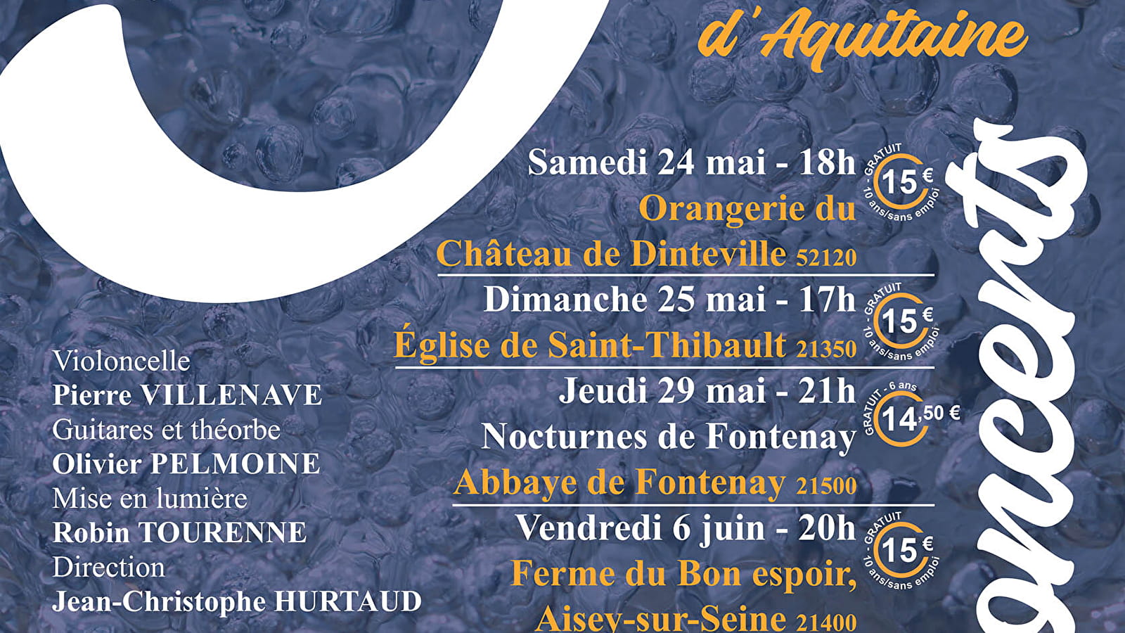 Concert 'Les trois éléments' à Fontenay