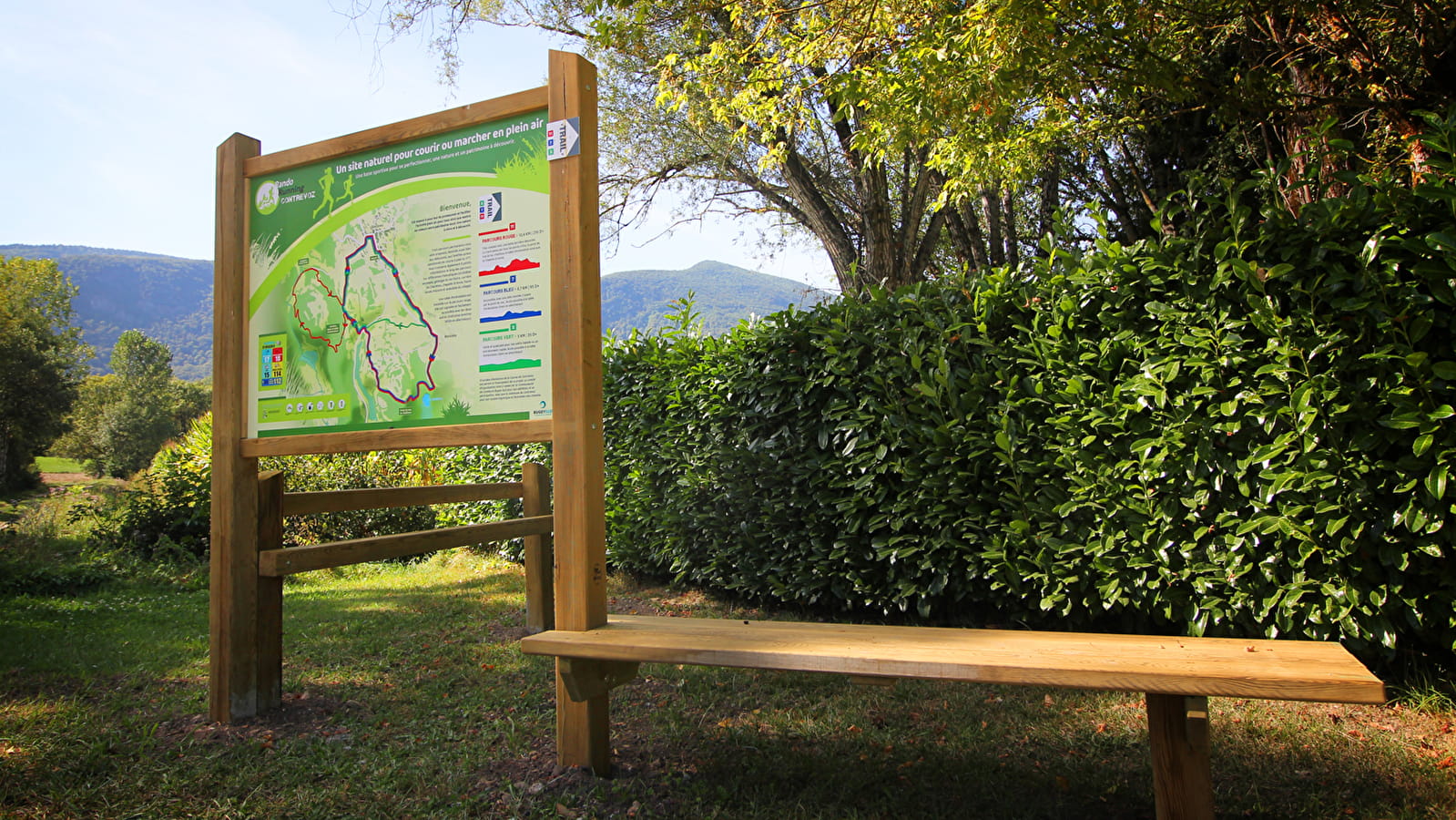 Parcours trail de Contrevoz : circuit rouge 11 km