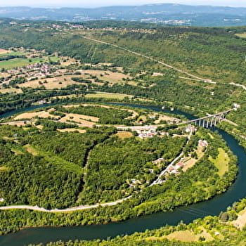 Circuit Jurassic Vélo Tours n° 38 - Les Gorges de l'Ain et ses méandres par la chapelle de St Maurice d'Echazeaux - MATAFELON-GRANGES