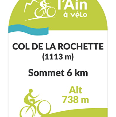 Col de la Rochette depuis Ruffieu