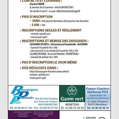 30e Semi-marathon de Monéteau