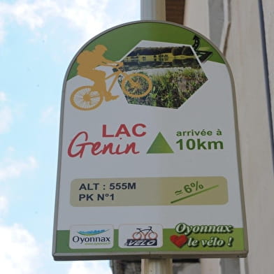 Circuit vélo - De Oyonnax au Lac Genin