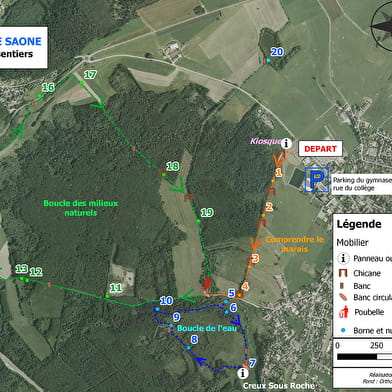 Boucle des milieux naturels du marais de Saône