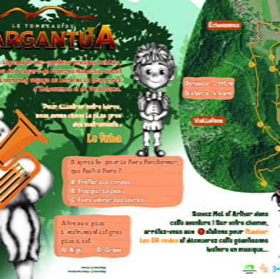 Sentier du tombeau de Gargantua