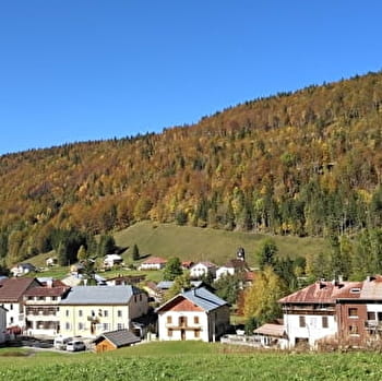 Parcours VTTAE 85 - bleu - le Pont Naturel - Espace VTT FFC Ain Forestière - MIJOUX
