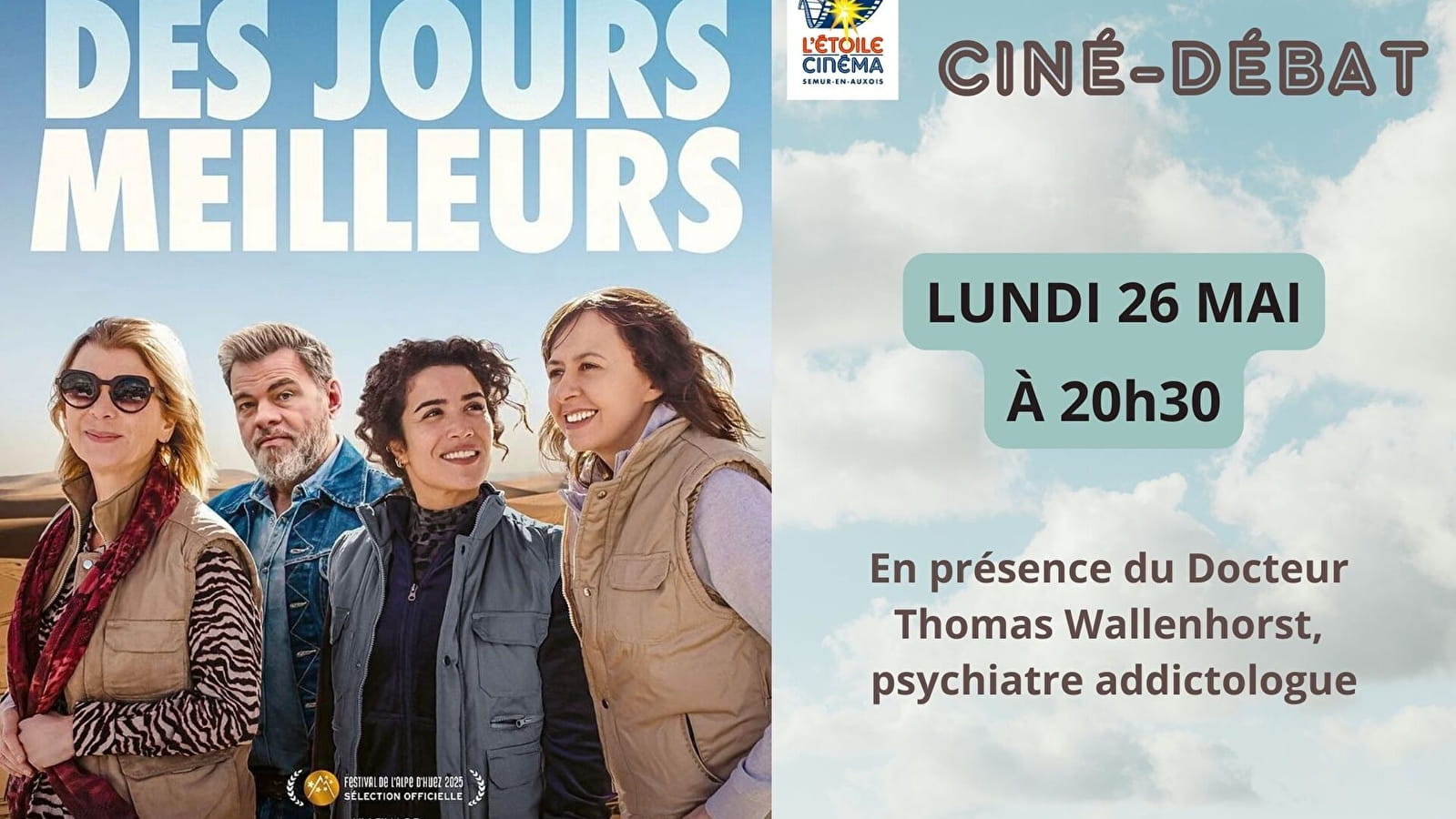 'DES JOURS MEILLEURS' en présence du Docteur Thomas Wallenhorst