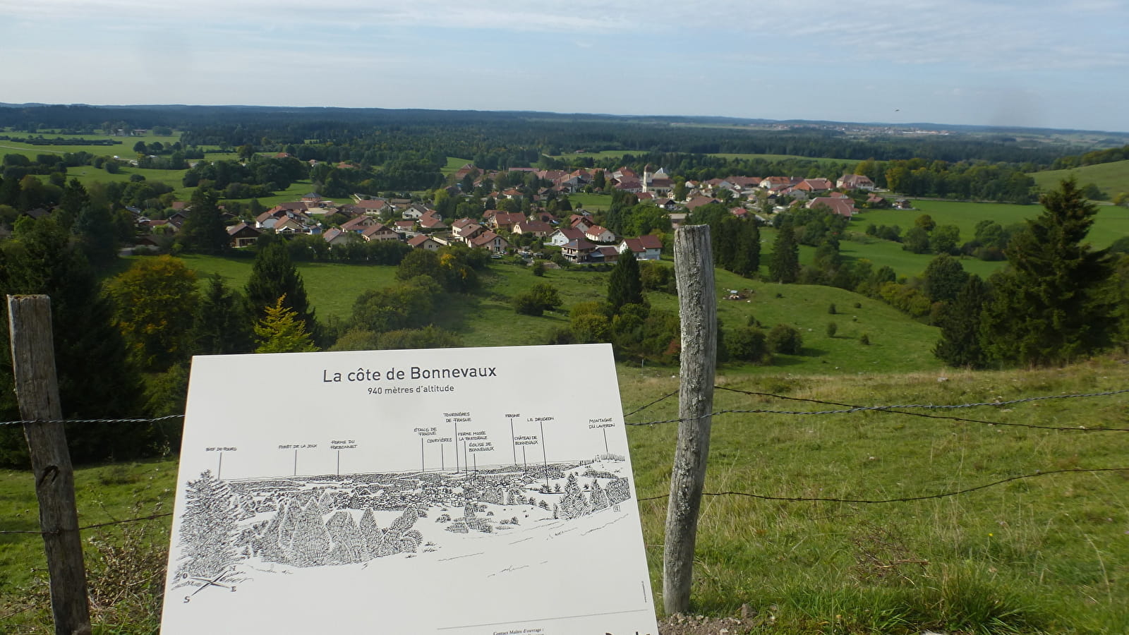 Le village de Bonnevaux