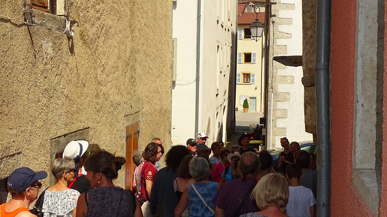 Visite de la ville durant le festival