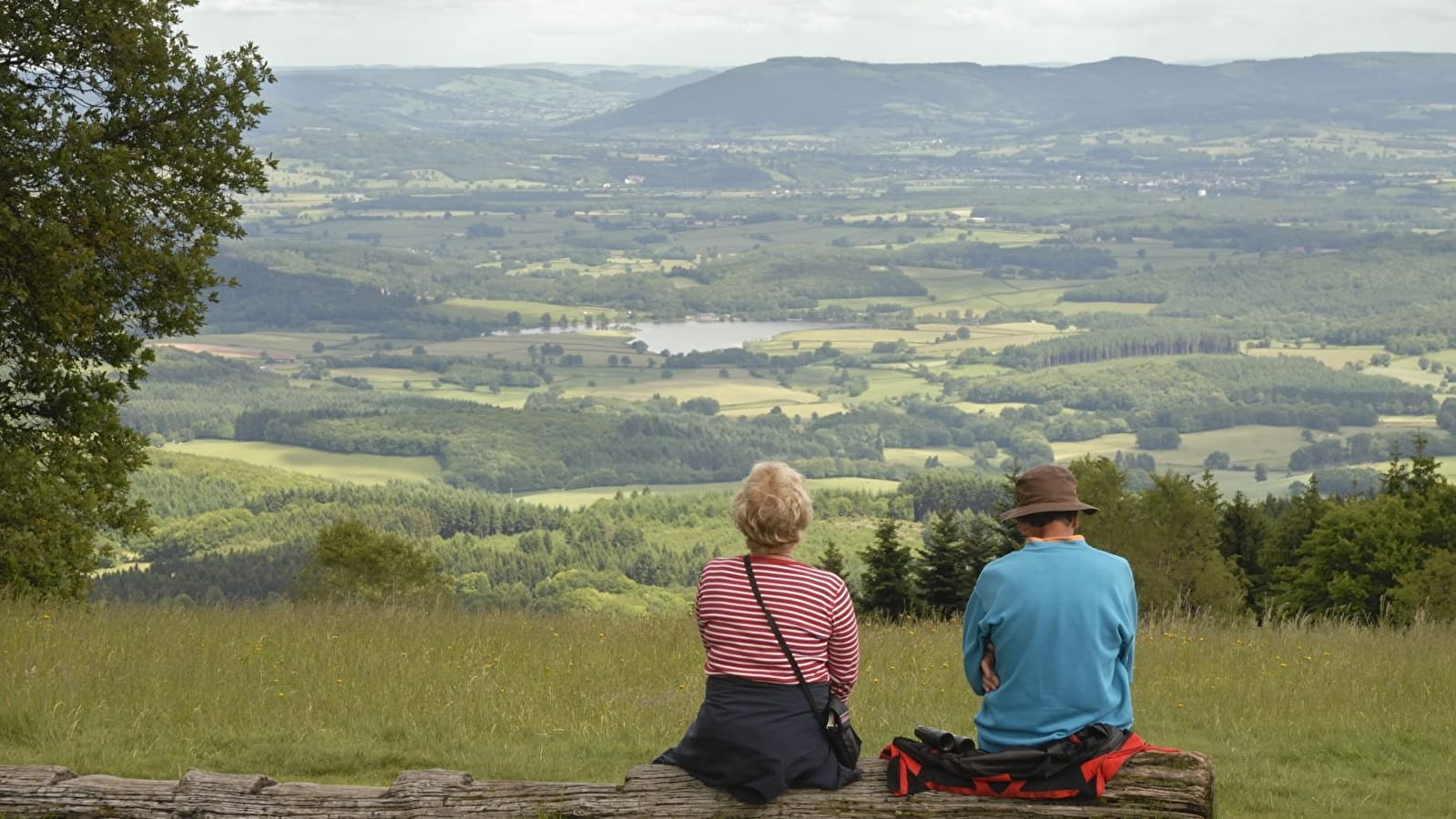 Panorama sur le Mont Beuvray