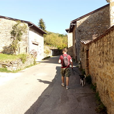Sentier pédestre de 'Vareilles au Lac Bleu : le long du Gardon'