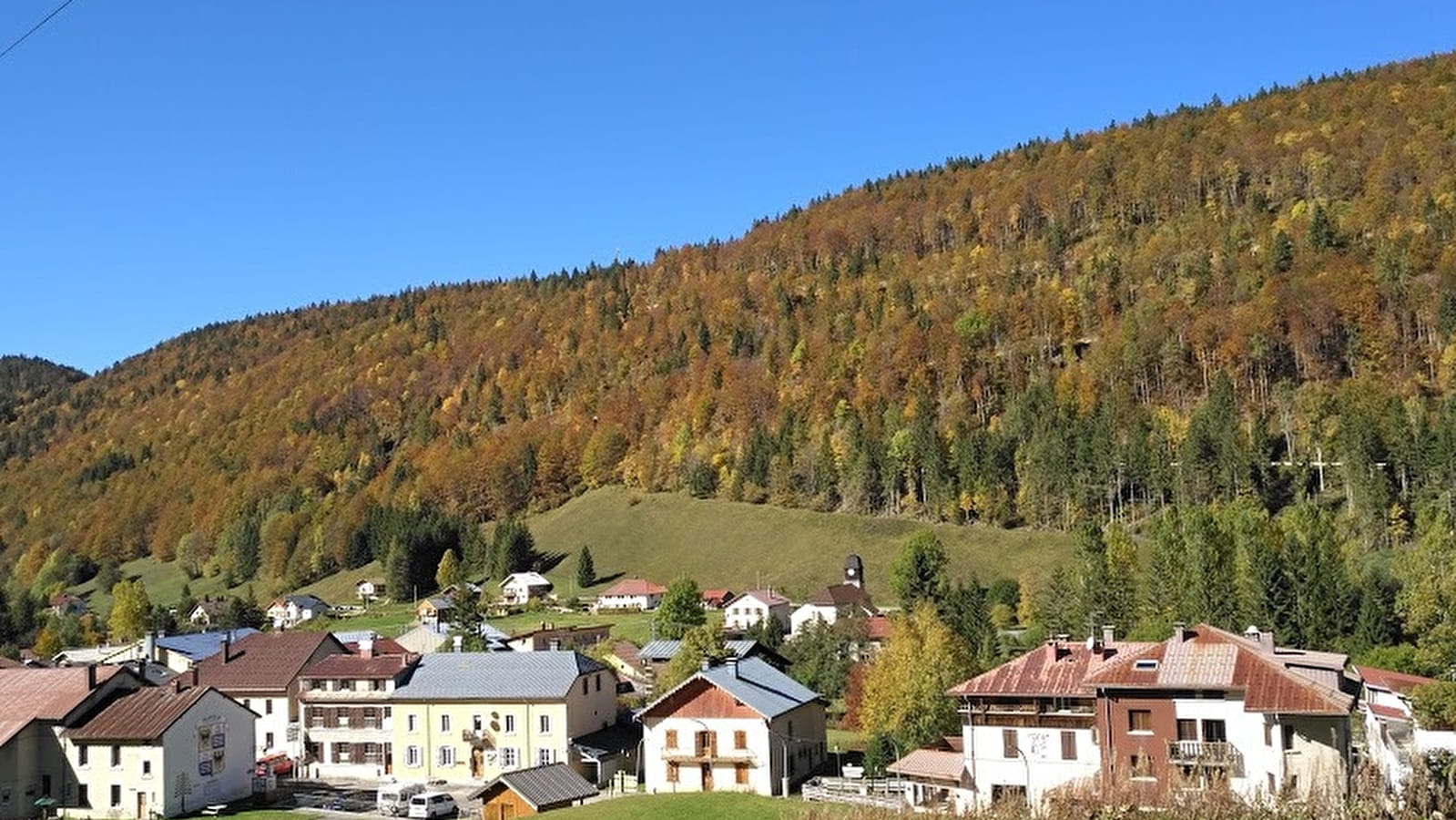 Parcours VTTAE 85 - bleu - le Pont Naturel - Espace VTT FFC Ain Forestière