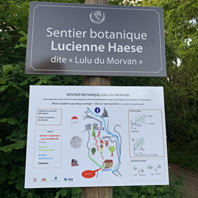 Sentier Lucienne Haese dite 'Lulu du Morvan'