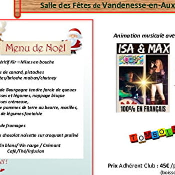 Repas dansant de Noël- Vandenesse en Auxois - VANDENESSE-EN-AUXOIS