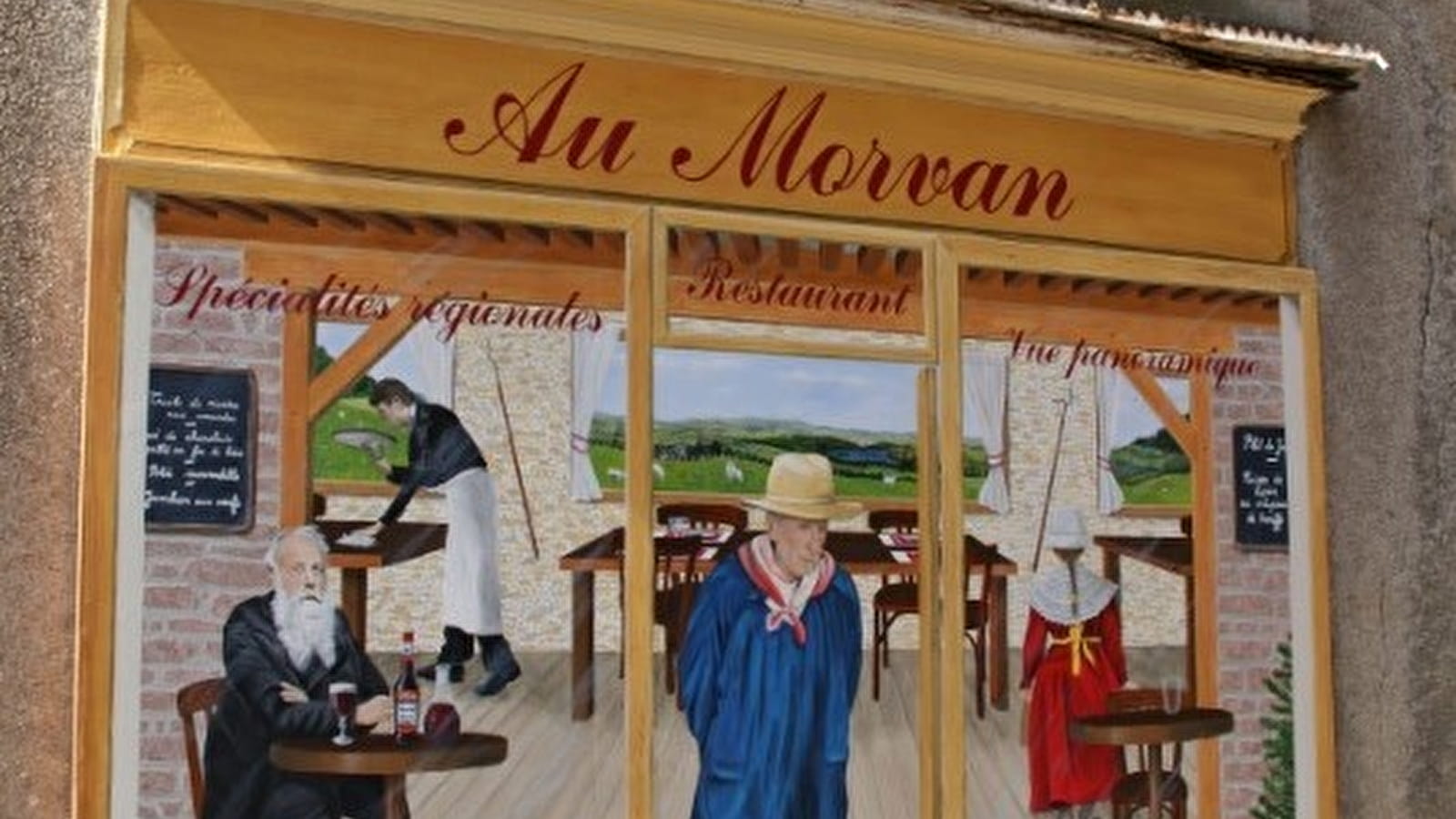 Decouvertes des fresques en trompe-l'oeil