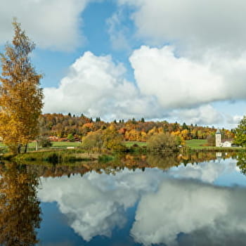 Parcours VTT 59 rouge - Tour de la Grande Montagne - Espace FFC Ain Forestière - LE POIZAT-LALLEYRIAT