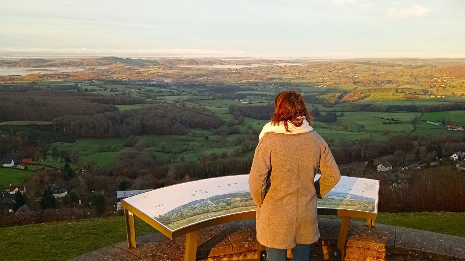 Coucher de soleil en Morvan 