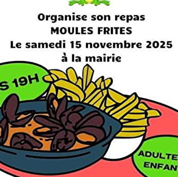Repas moules-frites-Eguilly - EGUILLY
