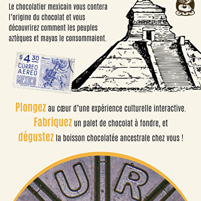 Atelier sensoriel ' Chocolat maya, de la fève à la tasse '-Bligny sur Ouche