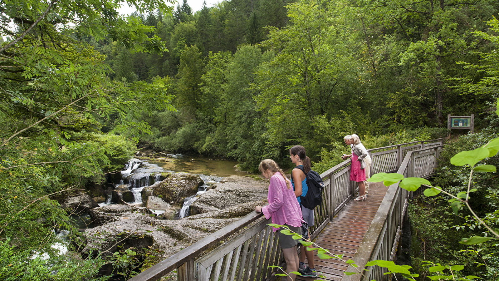 La promenade de la roue et des Marmites