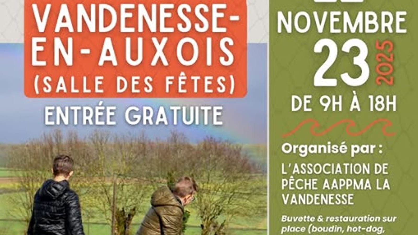 Troc-vente matériel de pêche- Vandenesse en Auxois