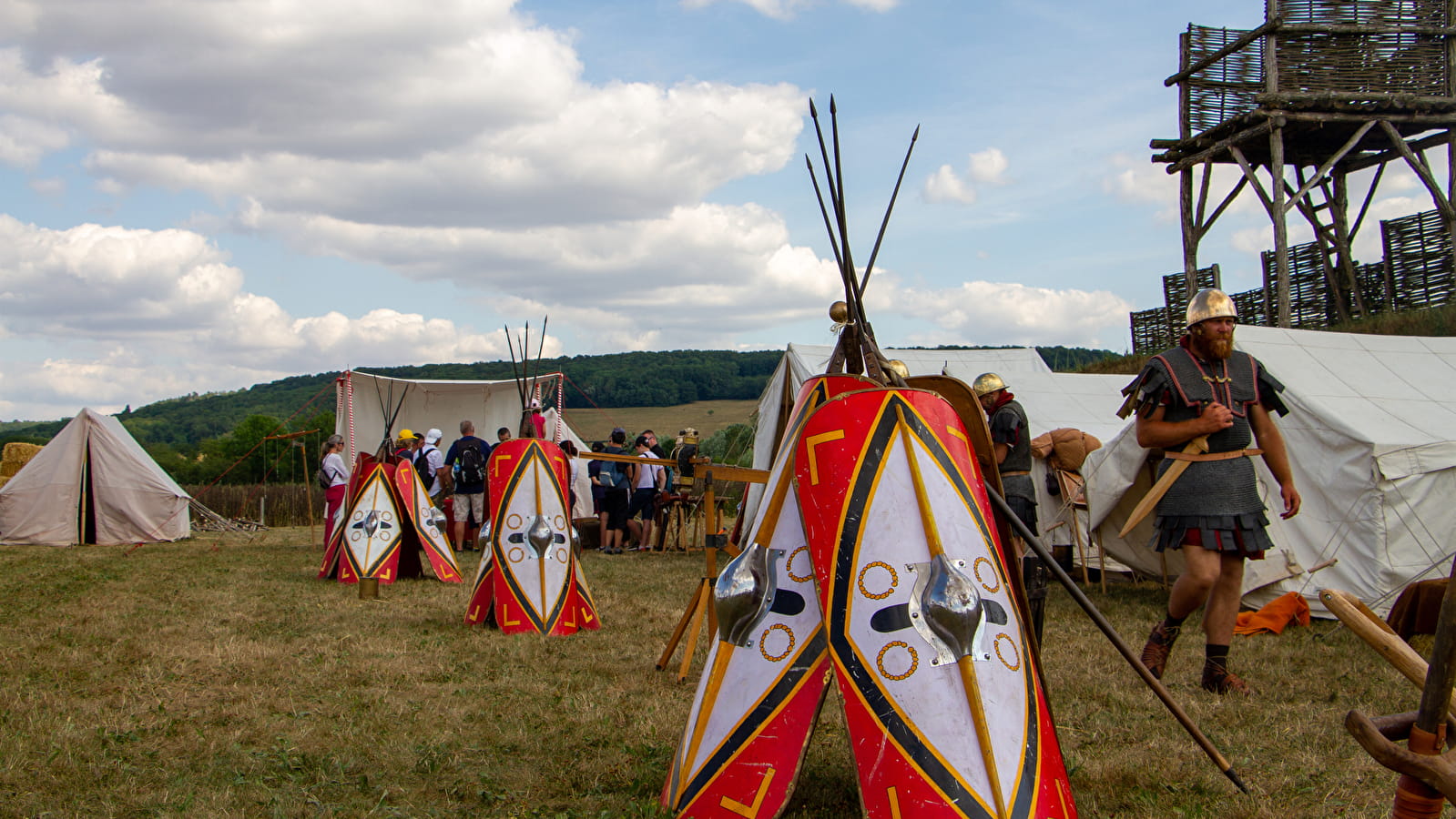 L'armée de César s'installe à Alésia !